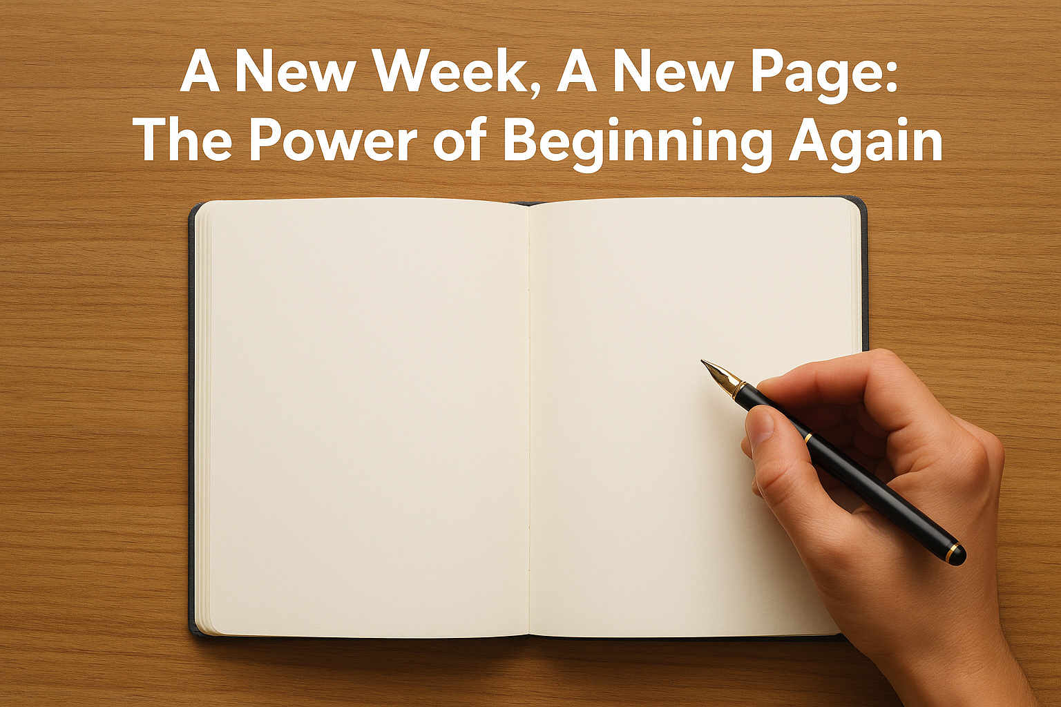 A New Week, A New Page: The Power of Beginning Again